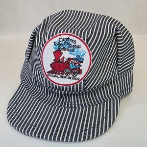 Kids Cumbres Toltec Scenic Railroad Chama New Mexico Round Patch‎ Conductor Hat